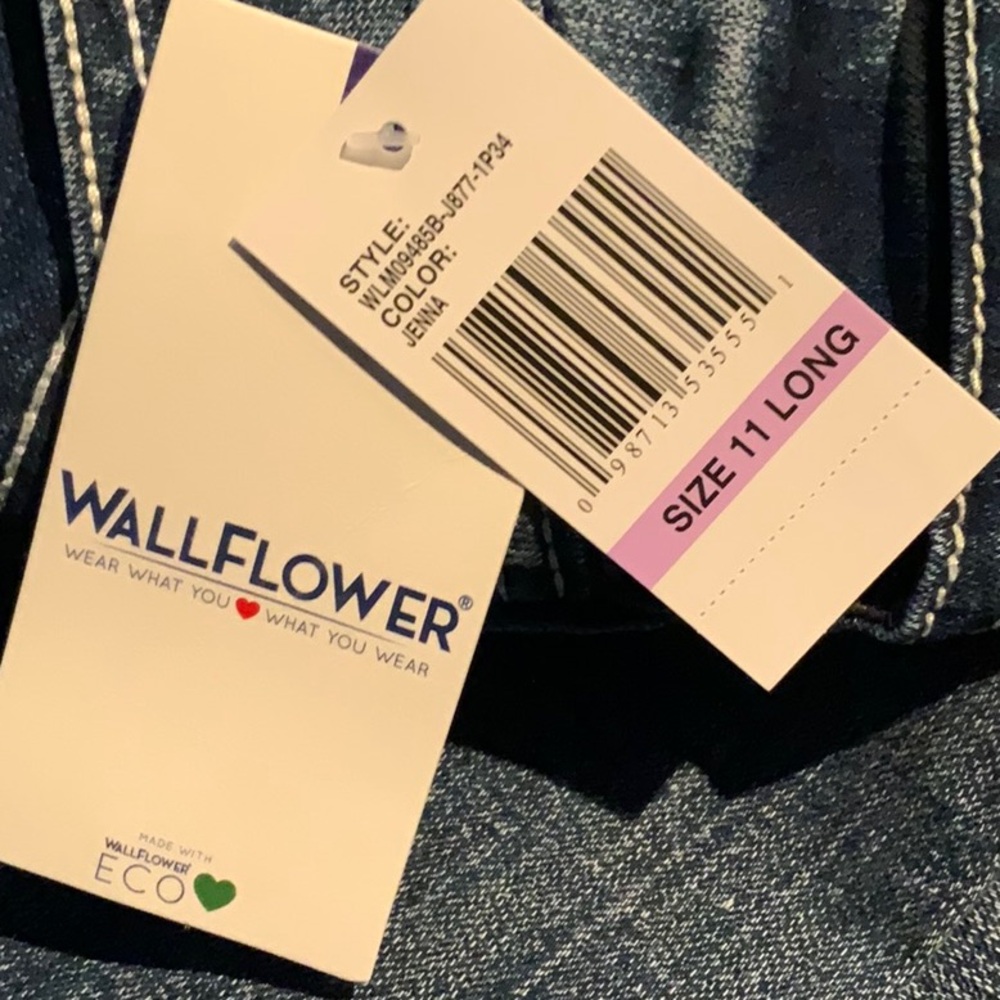 WallFlower Women's Luscious Curvy Bootcut Sz 11 Long NWT - Picture 3 of 10